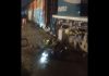 VÍDEO - Colisão entre carro, moto e trem deixa uma pessoa ferida em Joinville