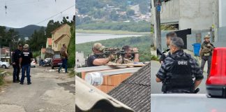 Operação acontece no Morro do Horácio, em Florianópolis