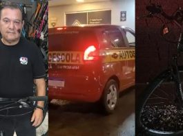 VÍDEO – Autoescola doa bicicleta a ciclista atropelado durante aula prática em Joinville