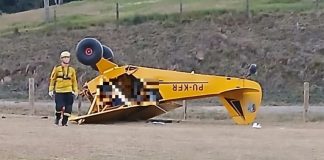 Avião de pequeno porte cai na Serra de SC e deixa ao menos uma pessoa morta