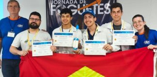 Estudantes de Joinville conquistam medalha de ouro em competição nacional de foguetes