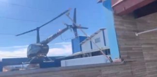 VÍDEO – Moradores tomam susto com voo de helicóptero em Joinville e fazem denúncia à Anac