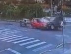 VÍDEO – Câmera de segurança flagra momento de acidente envolvendo quatro carros em Joinville