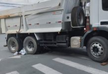 Ciclista morre após colidir contra caminhão em Navegantes