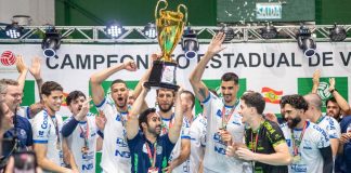 Joinville Vôlei derrota Blumenau e conquista o tricampeonato catarinense