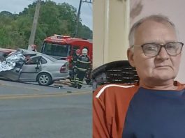 Identificado homem que morreu em acidente entre três veículos em Jaraguá do Sul