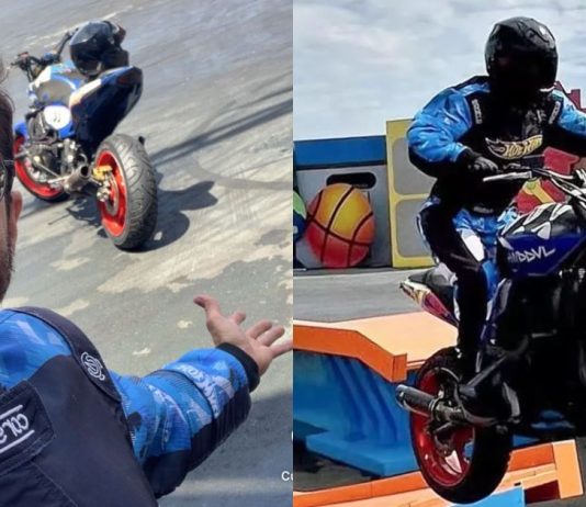 VÍDEO – Motociclista morre durante apresentação no parque Beto Carreiro