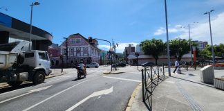 Obras alteram trânsito no Centro e no Comasa neste sábado em Joinville