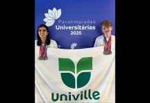 Nadadores de Joinville brilham nas Paralimpíadas Universitárias