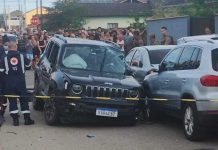 Homem suspeito de furtar carros morre em troca de tiros com a Polícia Militar, em Joinville