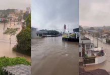 VÍDEO – Temporal causa alagamentos em diversos bairros de Joinville
