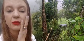 Carro com ex-candidata a prefeita cai em ribanceira na BR-280, em São Bento do Sul