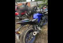 Motocicleta roubada é recuperada com auxílio de helicóptero da PM e dois suspeitos são presos em Joinville