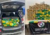 Casal é preso com mais de 200 kg de maconha dentro de carro, em Joinville