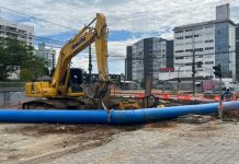 Após obras, abastecimento de água começa a ser normalizado nesta segunda-feira em bairros na zona Sul de Joinville